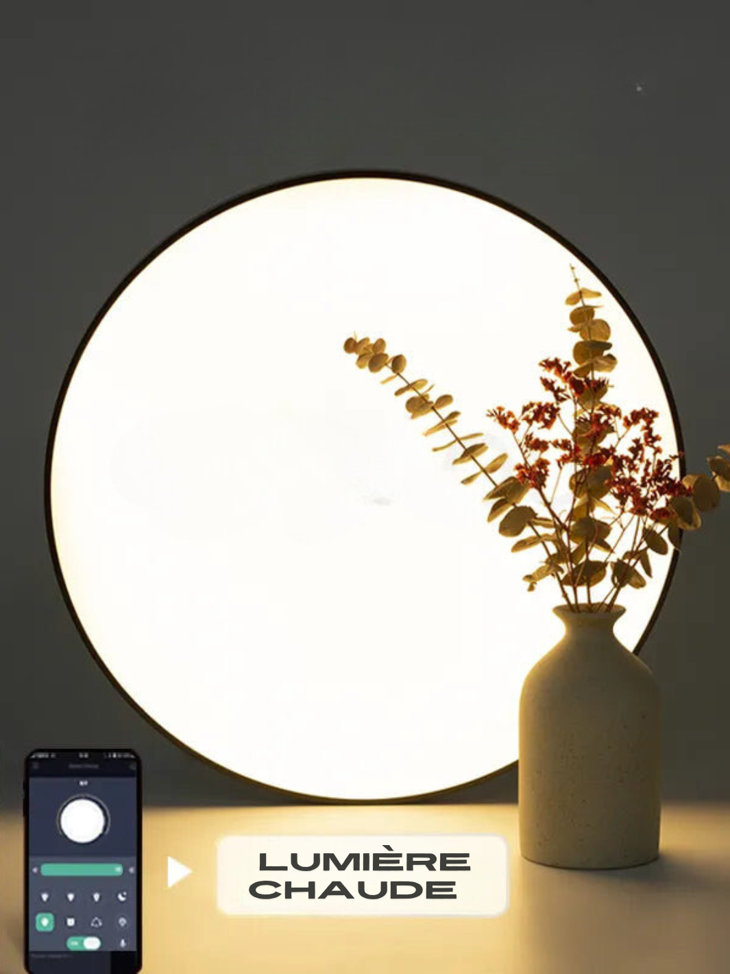 Pafonnier LED <br> Lune