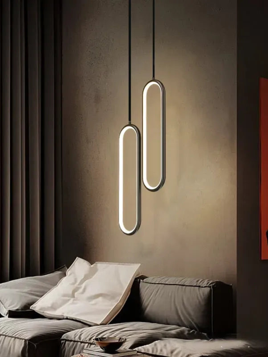 Plafonnier suspendu <br> Luxe