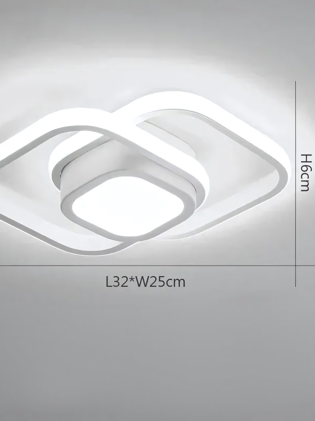 Plafonnier salon <br> Geometrica
