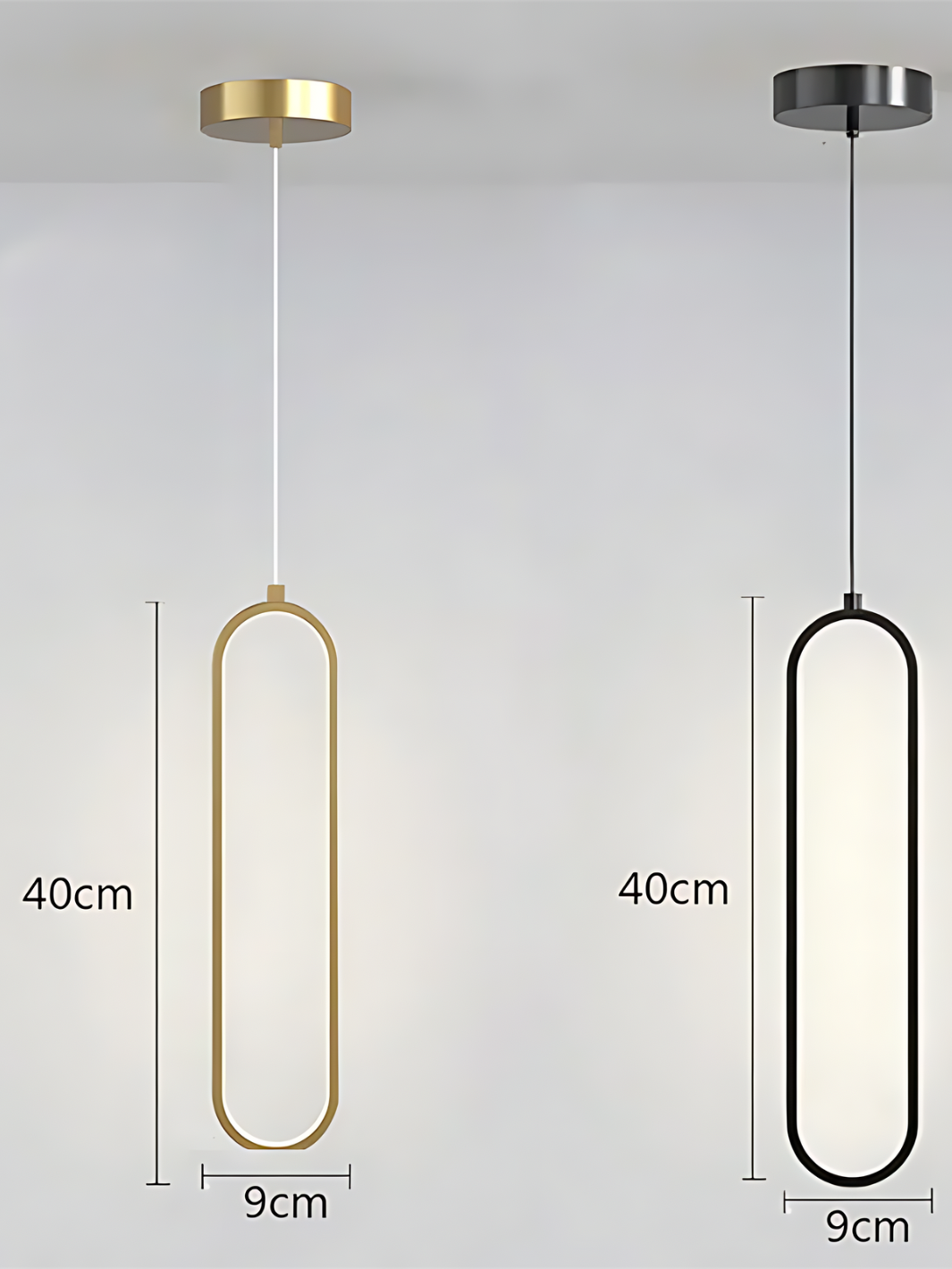 Plafonnier suspendu <br> Luxe