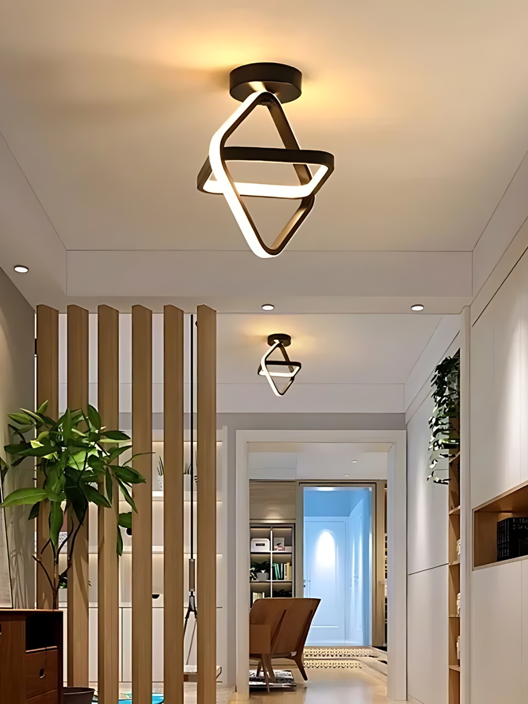 Plafonnier salon <br> Geometrica