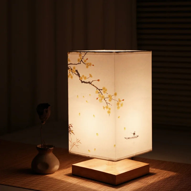 lampe de chevet japonaise