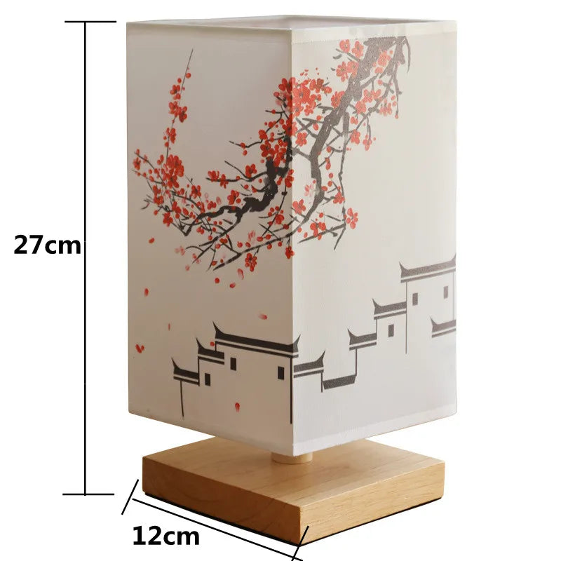 lampe de chevet japonaise