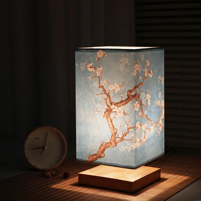 lampe de chevet japonaise