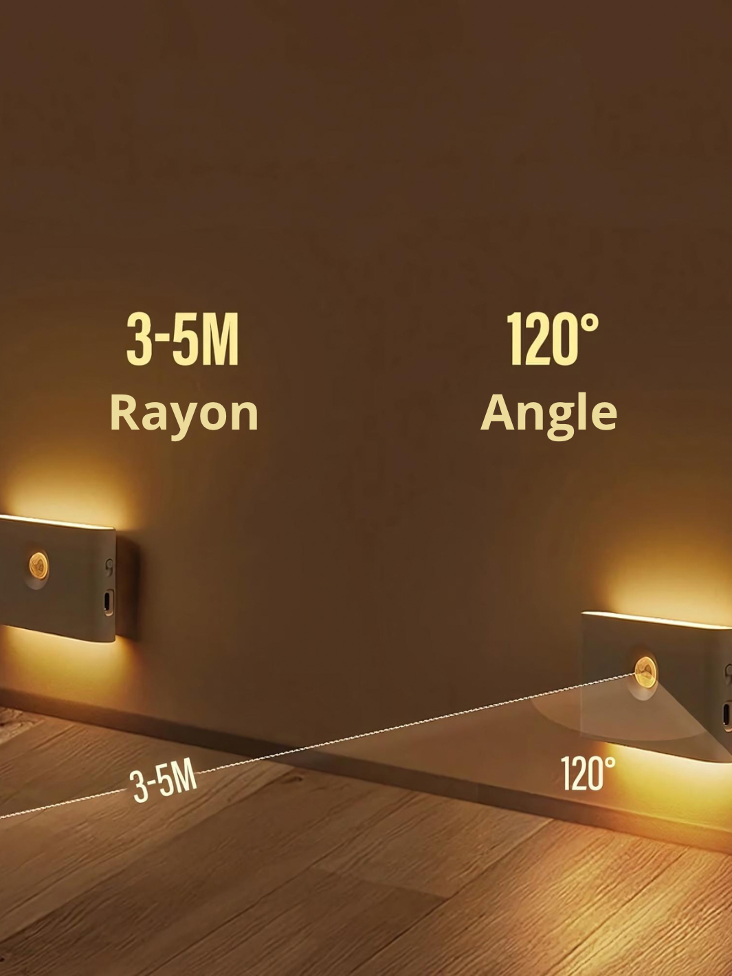 Applique murale induction<br>AmbianceBeam
