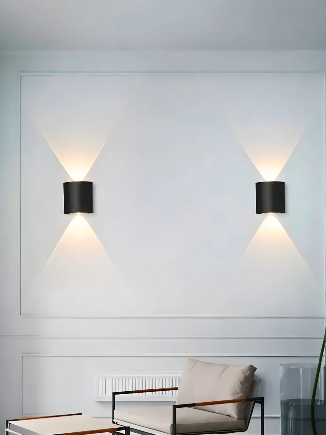 Applique Murale | LED pour Intérieur et Extérieur Blanc / Blanc chaud (2700-3500K)