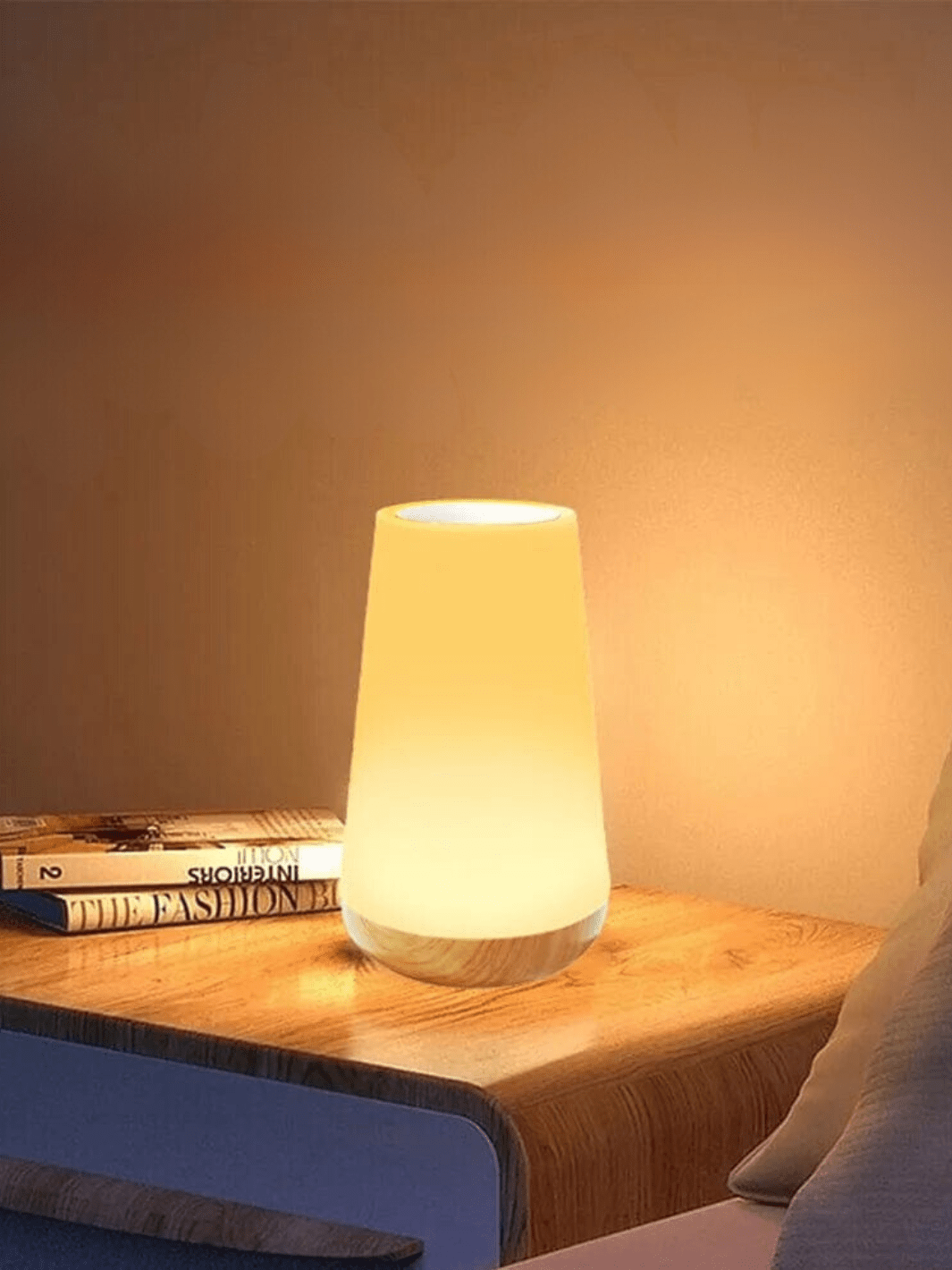 Lampe de chevet | Tactile Bois bois