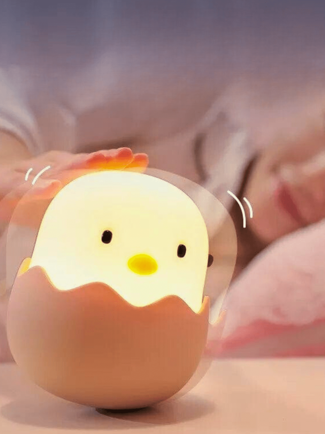 Veilleuse enfant | Coquille d'Œuf Jaune