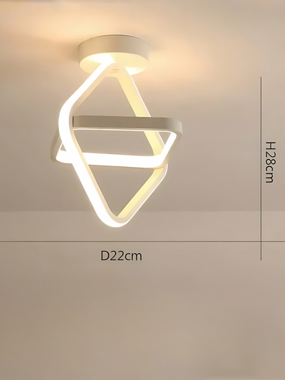 Plafonnier salon <br> Geometrica