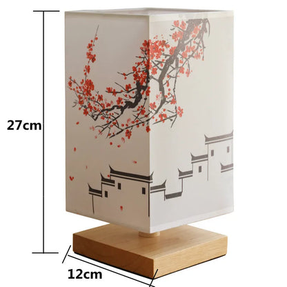 lampe de chevet japonaise