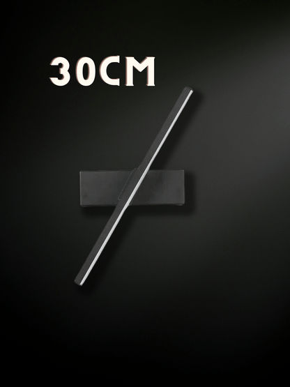 Applique Murale | Rotative 30cm / Blanc chaud (2700-3500K) / Noir