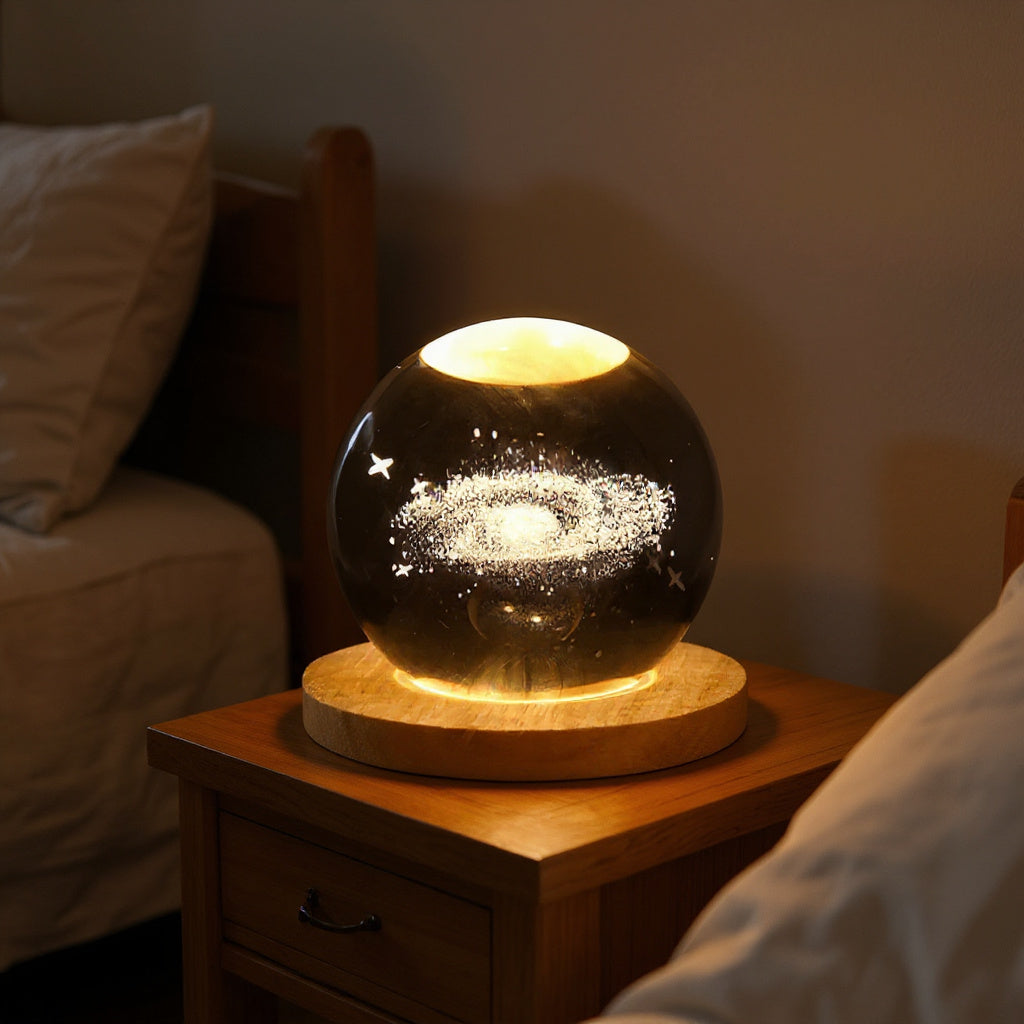 Boule de Cristal  Nébuleuse dans un intérieur chaleureux
