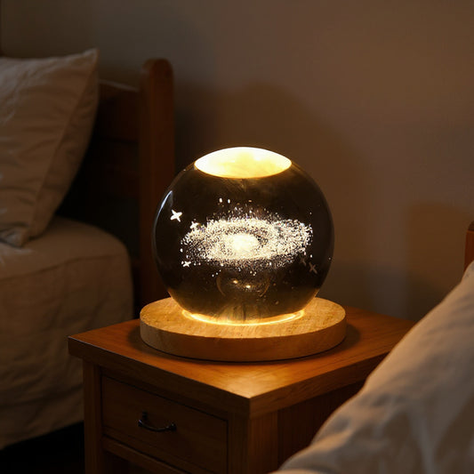 Boule de Cristal  Nébuleuse dans un intérieur chaleureux