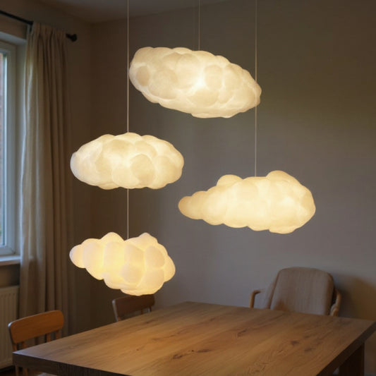 Lampe Suspendue Cloud dans un intérieur chaleureux