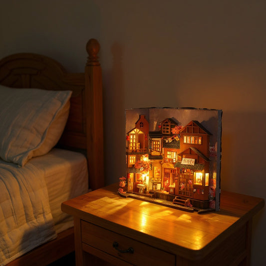 BookNook japonais dans un intérieur chaleureux
