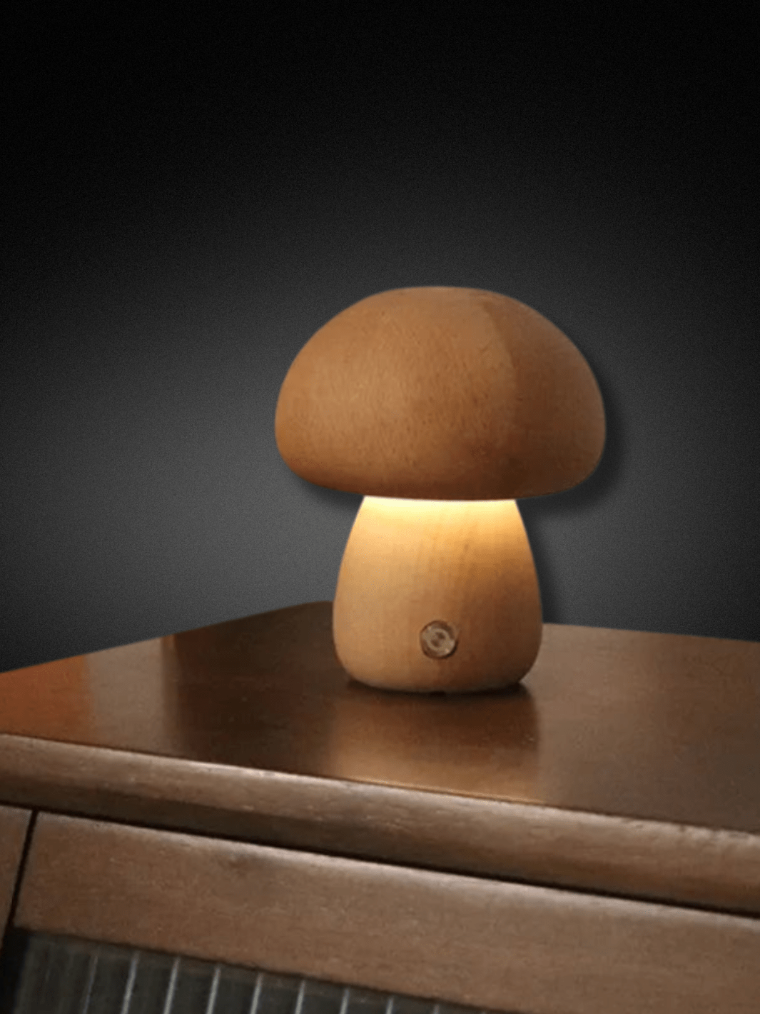 Lampe Champignon | Élégance Naturelle Érable