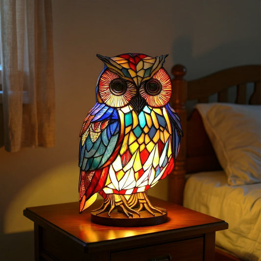 Lampe de chevet animal dans un intérieur chaleureux