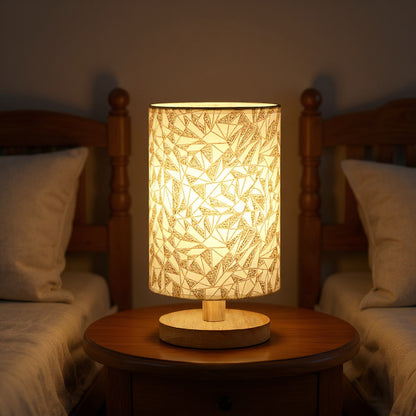 Lampe de Chevet en Bois Design dans un intérieur chaleureux