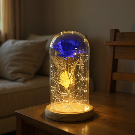 Lampe de Chevet Romantique Rose Enchantée dans un intérieur chaleureux