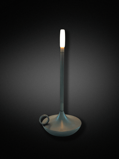 Lampe de Chevet Vintage | Chandelle Gris