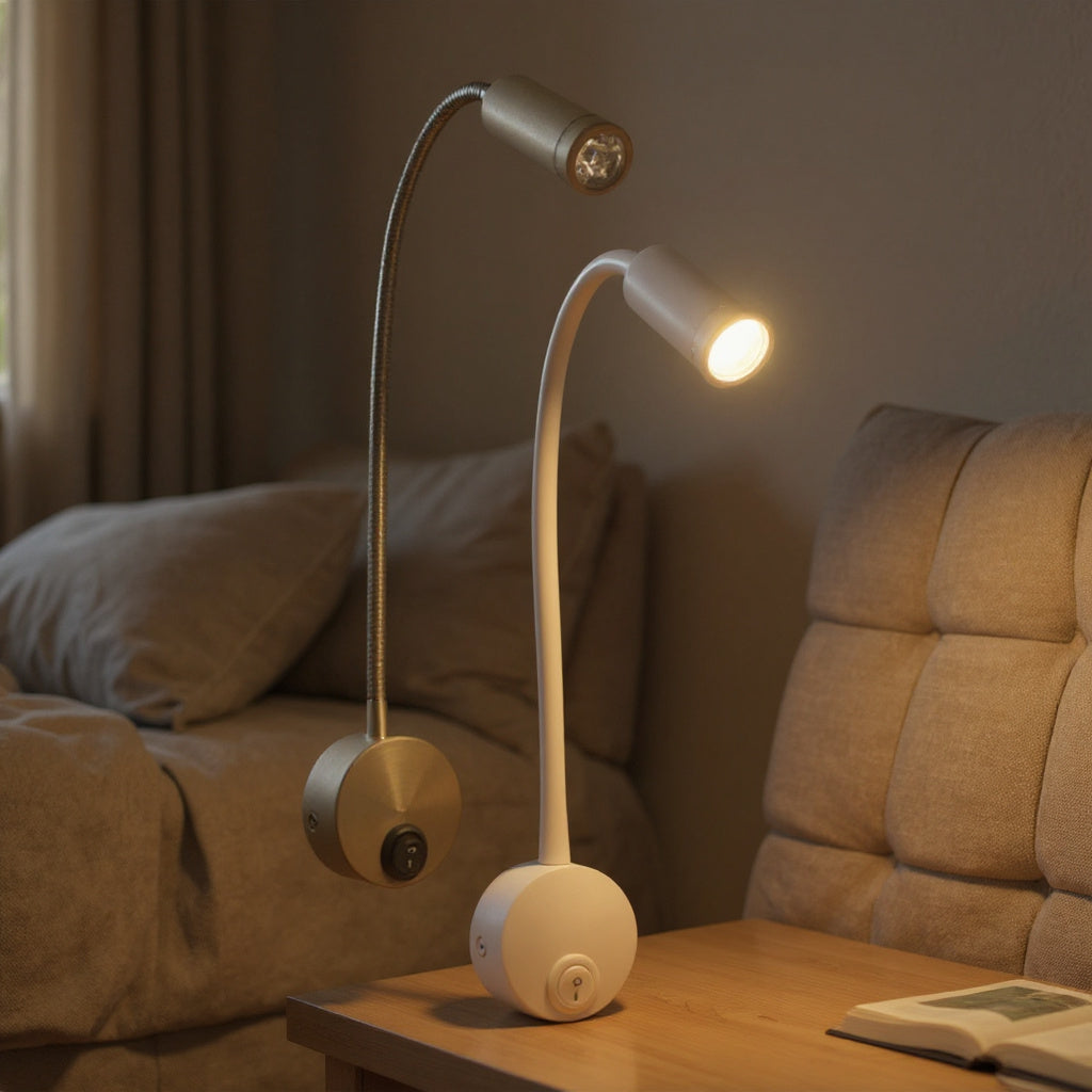 Lampe de Lecture Rechargeable dans un intérieur chaleureux