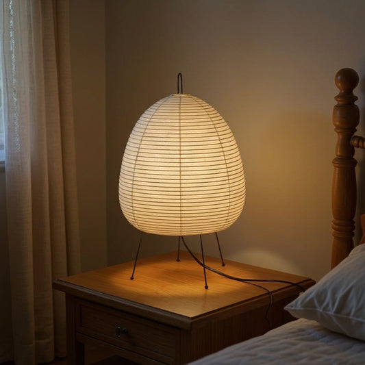 Lampe Japonaise Sérénité dans un intérieur chaleureux
