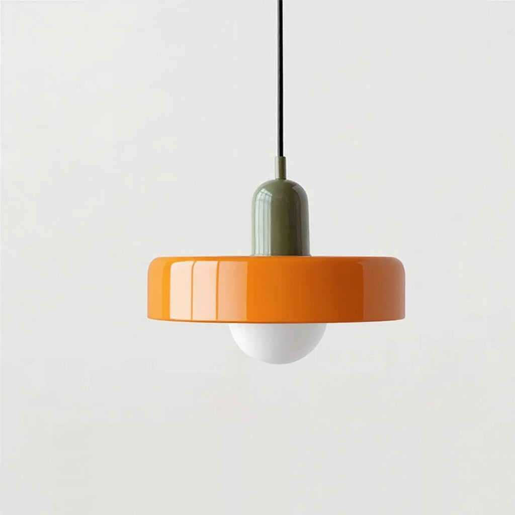 Plafonnier Méditerranée - Vert foncé et Orange