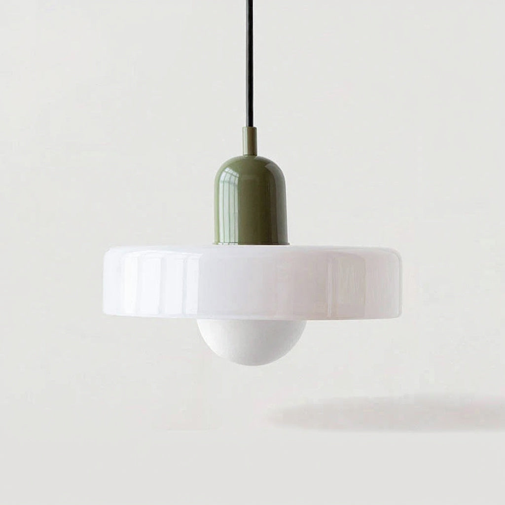 Plafonnier Méditerranée - Vert foncé et Blanc