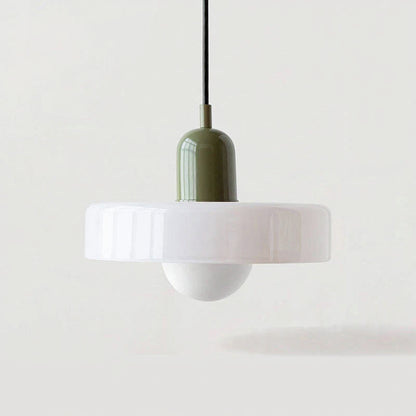 Plafonnier Méditerranée - Vert foncé et Blanc