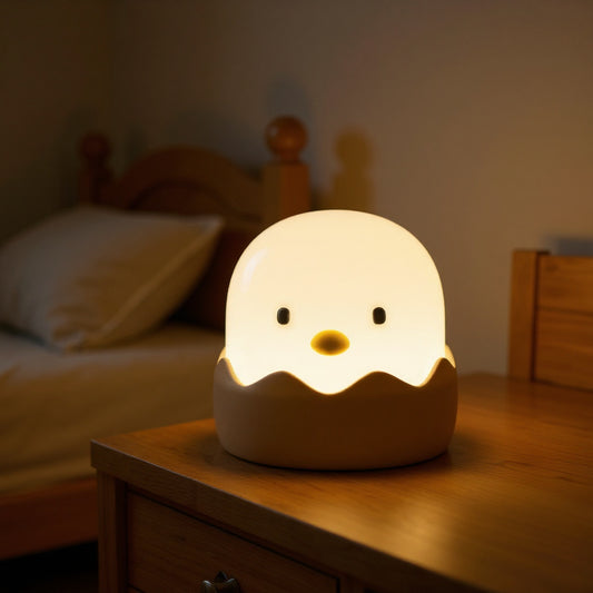 Veilleuse enfant Coquille d'Œuf dans un intérieur chaleureux